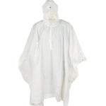 Schweizer Poncho weiß neuwertig – mit Kapuze Zubehör | Outdoor Militär Tactical Gear