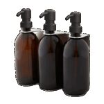 Seifenspender Chrom Wandmontage mit drei