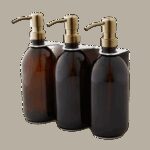 Seifenspender Chrom Wandmontage mit drei