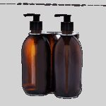 Seifenspender Chrom Wandmontage mit zwei