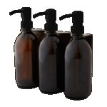 Seifenspender Gold Wandmontage mit drei