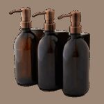 Seifenspender Gold Wandmontage mit drei