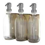 Seifenspender Gold Wandmontage mit drei