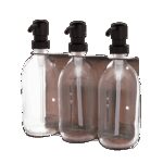 Seifenspender Kupfer Wandmontage für drei