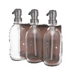 Seifenspender Kupfer Wandmontage für drei