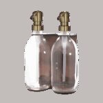 Seifenspender Kupfer Wandmontage für zwei