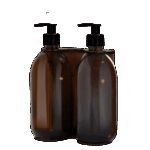 Seifenspender Kupfer Wandmontage für zwei