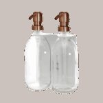 Seifenspender Weiß Wandmontage Mit Zwei