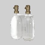 Seifenspender Weiß Wandmontage Mit Zwei