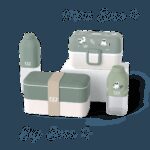 Set Lunchboxen Eltern-Kind "Big Boss/Mini Boss" grün