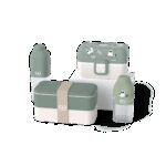 Set Lunchboxen Eltern-Kind grün