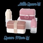 Set Lunchboxen Eltern-Kind "Queen Mom/Little Queen" rosa