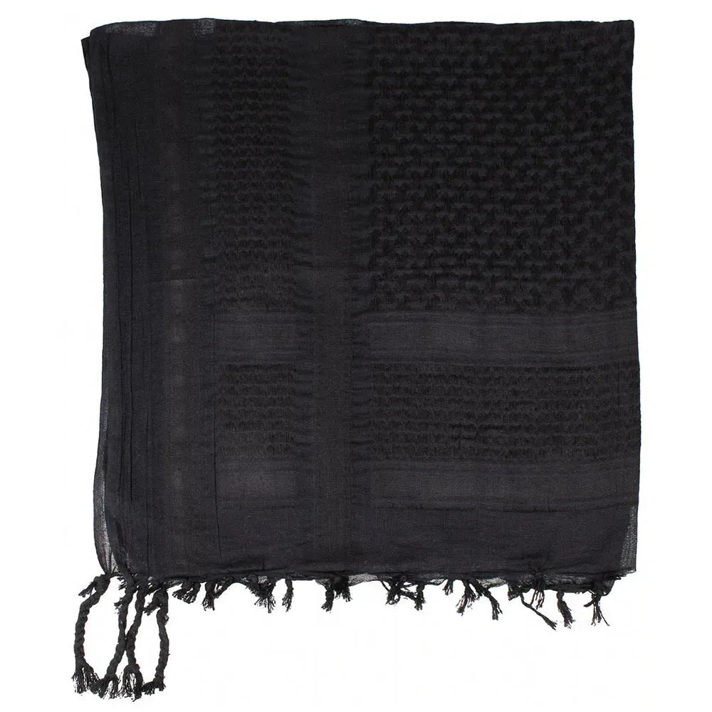 Shemag PLO 110 x 110 cm Tuch schwarz – Zubehör | Outdoor Militär Tactical Gear
