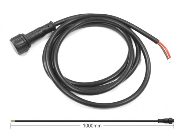 SL1-3W Anschlusskabel 1m schwarz IP65 SL1-3W Anschlusskabel 1m schwarz IP65 - Image 1