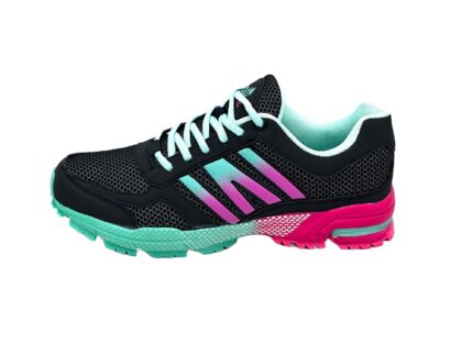 Sneaker atmungsaktive Laufschuhe Navy-Blau-Fuchsia 37