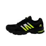 Sneaker atmungsaktive Laufschuhe Schwarz-Grün 45