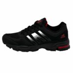 Sneaker atmungsaktive Laufschuhe Schwarz-Weiß-Rot 37