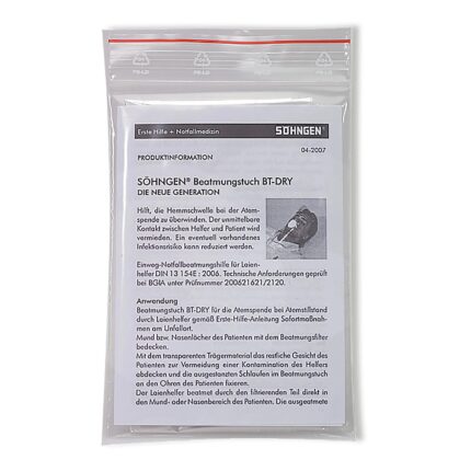 SÖHNGEN® Beatmungstuch BT-DRY – Einsatz & Daypacks | Outdoor Militär Tactical Gear