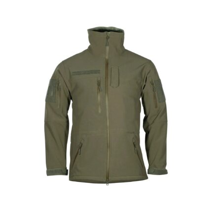Softshell Jacke High Defence oliv – Wasserdicht Winddicht Softshell Fleece Winterjacken | Outdoor Militär Tactical Gear