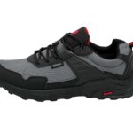 Softshell Trekkingschuhe Wanderschuhe Schwarz-Dunkelgrau 45