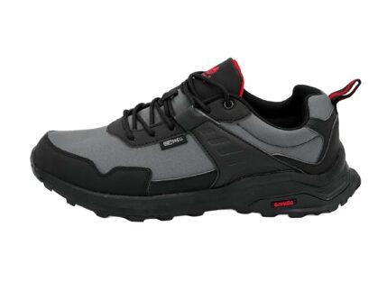 Softshell Trekkingschuhe Wanderschuhe Schwarz-Dunkelgrau 46