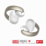 soundcore AeroClip | Open-Ear Clip-Earbuds mit adaptivem Komfort Champagner-Weiß