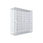 Splittanbaugabione Typ 2 100 cm x 100 cm x 30 cm (L x H x T), Maschenweite 10 cm x 10 cm, Spirale