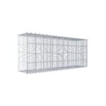 Splittanbaugabione Typ 2 100 cm x 40 cm x 20 cm (L x H x T), Maschenweite 10 cm x 10 cm, Spirale