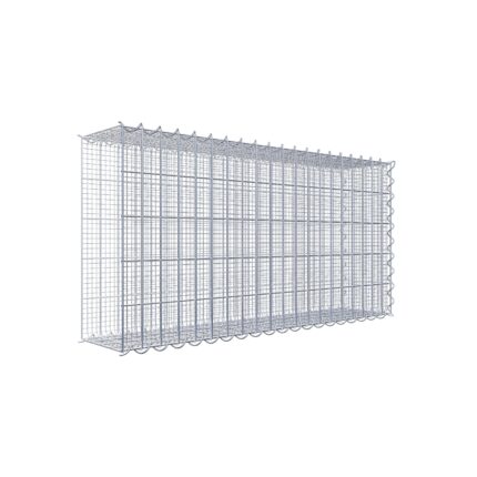 Splittanbaugabione Typ 2 100 cm x 50 cm x 20 cm (L x H x T), Maschenweite 5 cm x 10 cm, Spirale