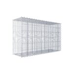 Splittanbaugabione Typ 2 100 cm x 60 cm x 30 cm (L x H x T), Maschenweite 10 cm x 10 cm, Spirale