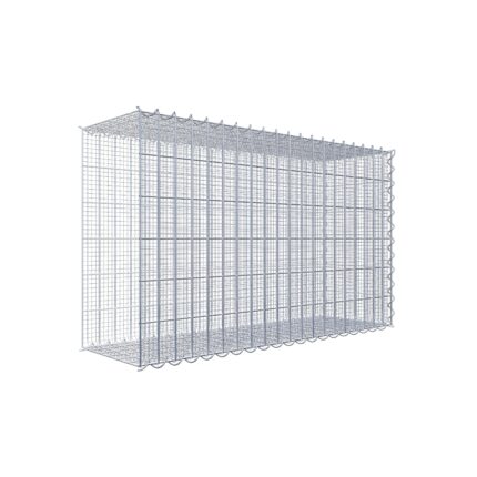 Splittanbaugabione Typ 2 100 cm x 60 cm x 30 cm (L x H x T), Maschenweite 5 cm x 10 cm, Spirale