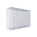 Splittanbaugabione Typ 2 100 cm x 70 cm x 30 cm (L x H x T), Maschenweite 10 cm x 10 cm, Spirale