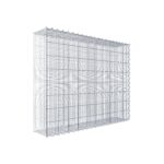 Splittanbaugabione Typ 2 100 cm x 80 cm x 20 cm (L x H x T), Maschenweite 10 cm x 10 cm, Spirale