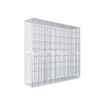 Splittanbaugabione Typ 2 100 cm x 90 cm x 20 cm (L x H x T), Maschenweite 10 cm x 10 cm, Spirale