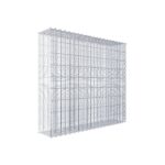 Splittanbaugabione Typ 2 100 cm x 90 cm x 20 cm (L x H x T), Maschenweite 5 cm x 10 cm, Spirale