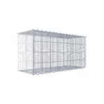 Splittanbaugabione Typ 2 80 cm x 40 cm x 30 cm (L x H x T), Maschenweite 10 cm x 10 cm, Spirale