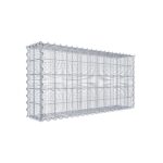 Splittgabione 100 cm x 50 cm x 20 cm (L x H x T), Maschenweite 10 cm x 10 cm, Spirale