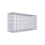 Splittgabione 100 cm x 50 cm x 30 cm (L x H x T), Maschenweite 10 cm x 10 cm, Spirale