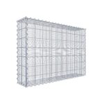 Splittgabione 100 cm x 70 cm x 20 cm (L x H x T), Maschenweite 10 cm x 10 cm, Spirale