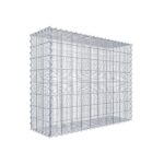 Splittgabione 100 cm x 80 cm x 30 cm (L x H x T), Maschenweite 10 cm x 10 cm, Spirale