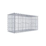 Splittgabione 80 cm x 40 cm x 30 cm (L x H x T), Maschenweite 10 cm x 10 cm, Spirale