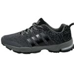 Sportschuhe Turnschuhe Laufschuhe Dunkelgrau-Schwarz 41