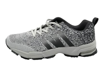 Sportschuhe Turnschuhe Laufschuhe Grau-Dunkelgrau 41