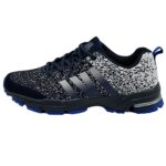 Sportschuhe Turnschuhe Laufschuhe Navy-Grau-Königsblau 45