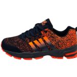 Sportschuhe Turnschuhe Laufschuhe Navy-Orange 37