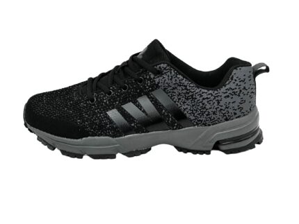 Sportschuhe Turnschuhe Laufschuhe Schwarz-Dunkelgrau 39