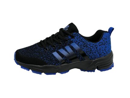 Sportschuhe Turnschuhe Laufschuhe Schwarz-Königsblau 38