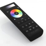 SR-1400 LED Controller FB 4 Zonen 4 Szenen RGBW Touchwheel Funk (868MHz) schwarz