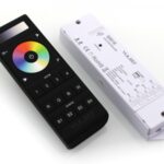 SR-1400 Set LED Controller FB RGBW Touchwheel (868MHz) schwarz inkl. SR-1009F...