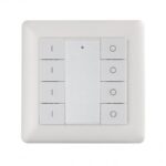 SR-2402-G4 DALI Wandschalter Dimmer 4 Gruppen 55mm Maß
